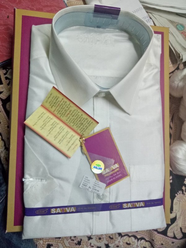 PURE RESHAM(100%SILK) SHIRT