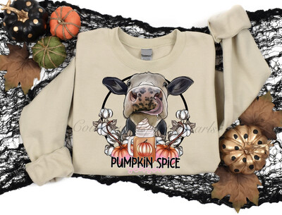 Pumpkin Moo Spice Sweatshirt
