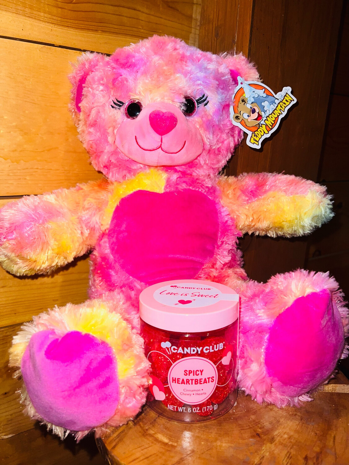 16” Princess of Pink Bear with Candy Club