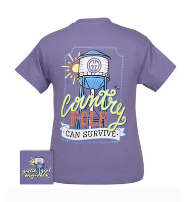 Country Folk Can Survive Size Medium Girlie Girl