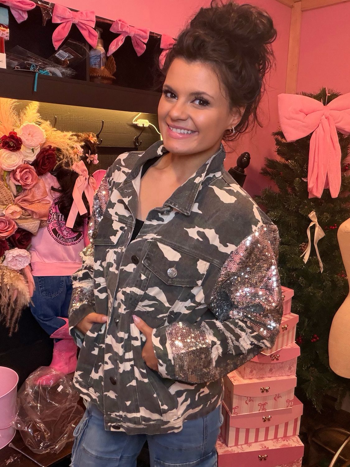 Bling Medium Camo Jacket