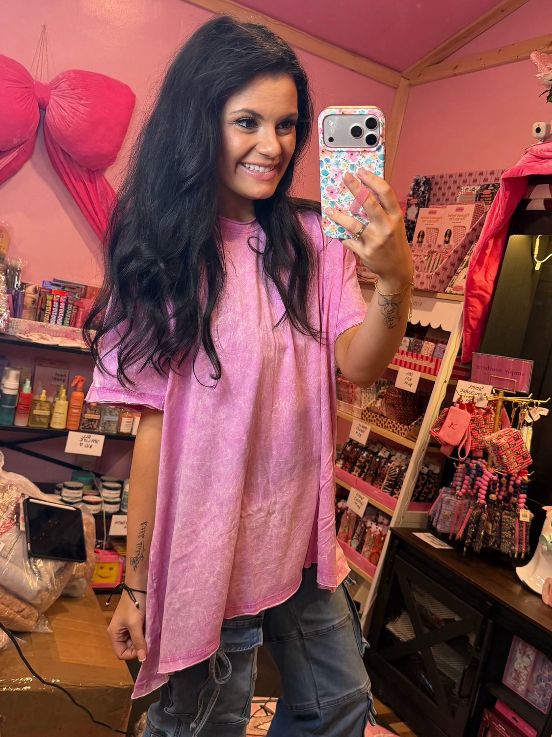 Mauve Tunic Top