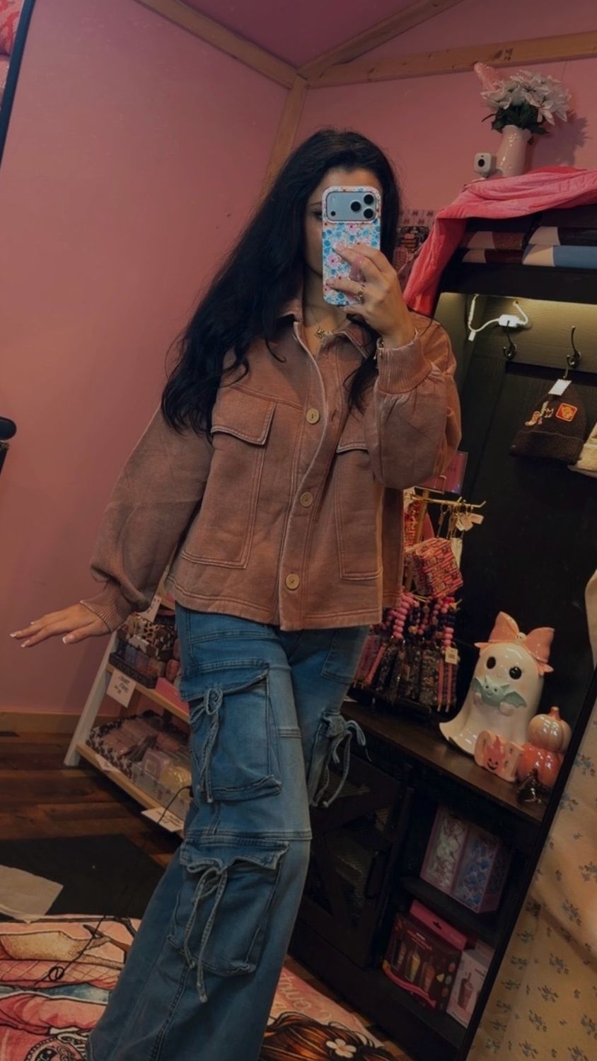 Rust Button Jacket