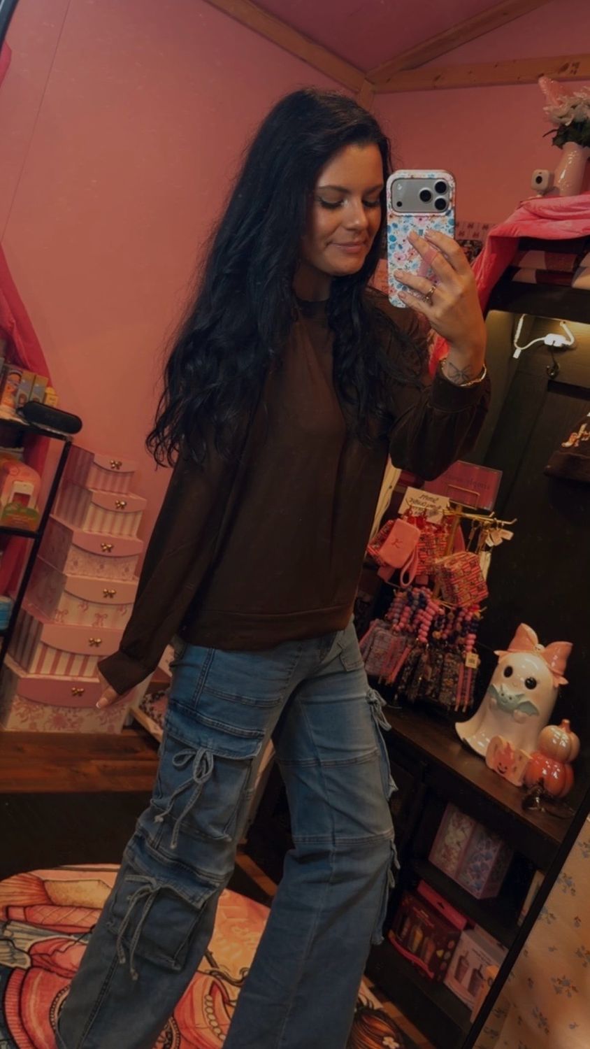 Softie Brown Basic Crew