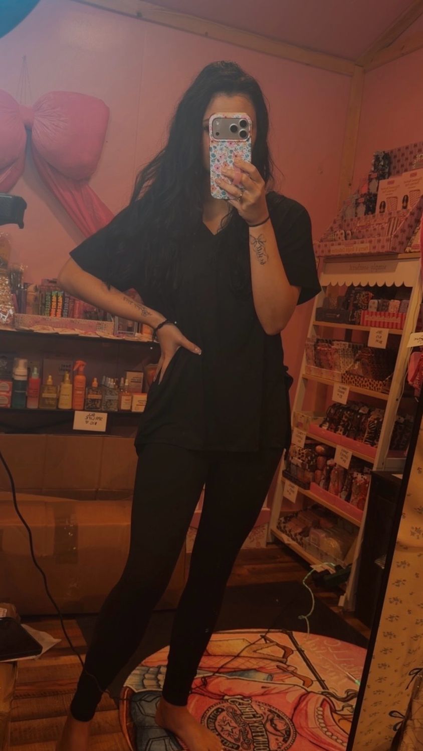 Black Leggings Set