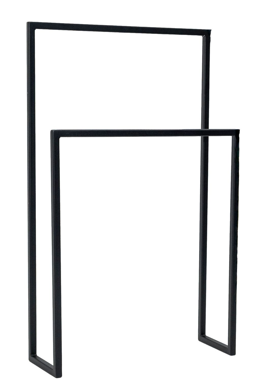 NOOK Handdoekrek in Zwart Staal – Modern Design Handdoekhouder voor Badkamer
