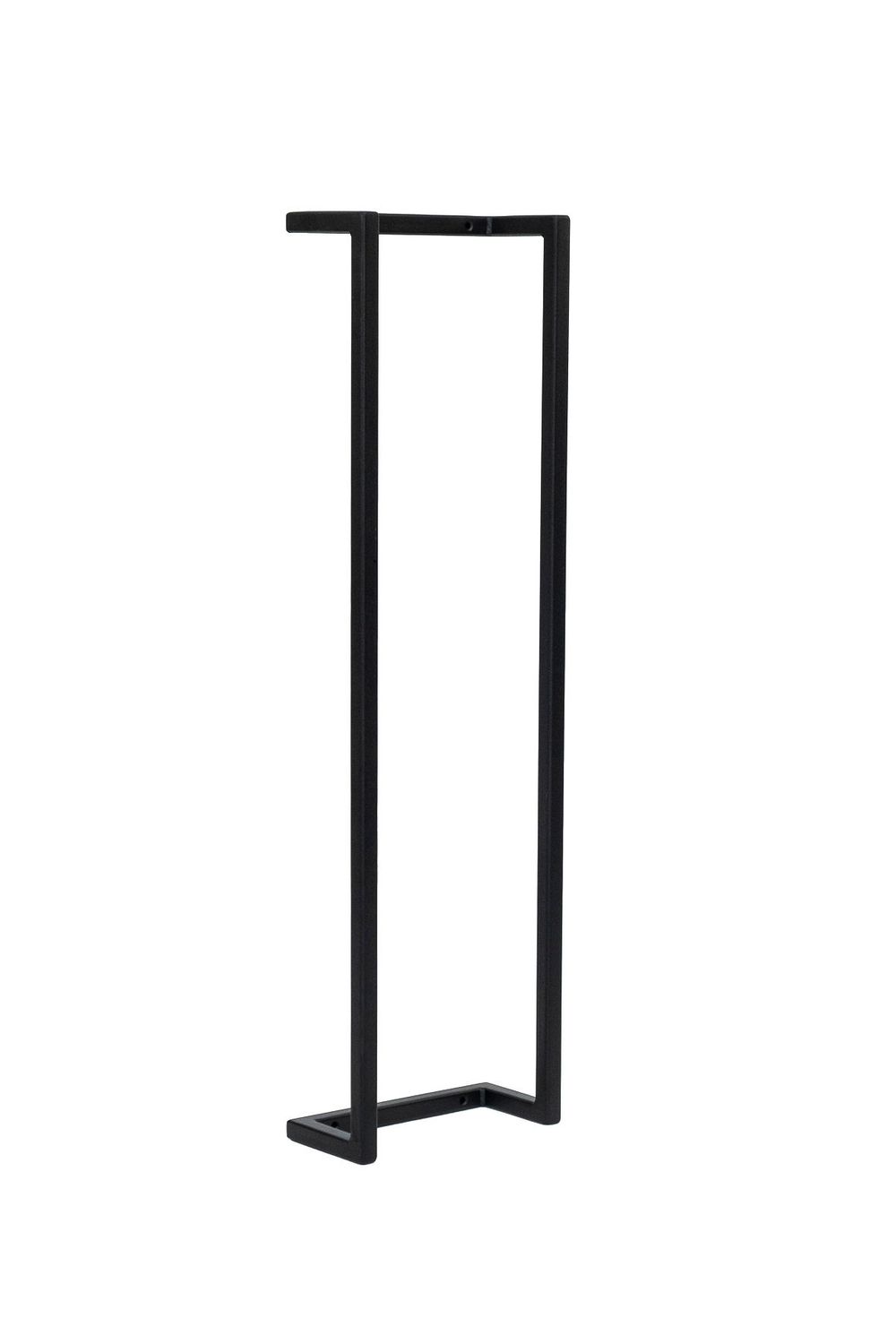 LINEA WALL Wandgemonteerd Handdoekrek in Zwart Staal – Minimalistisch Design voor Badkamer