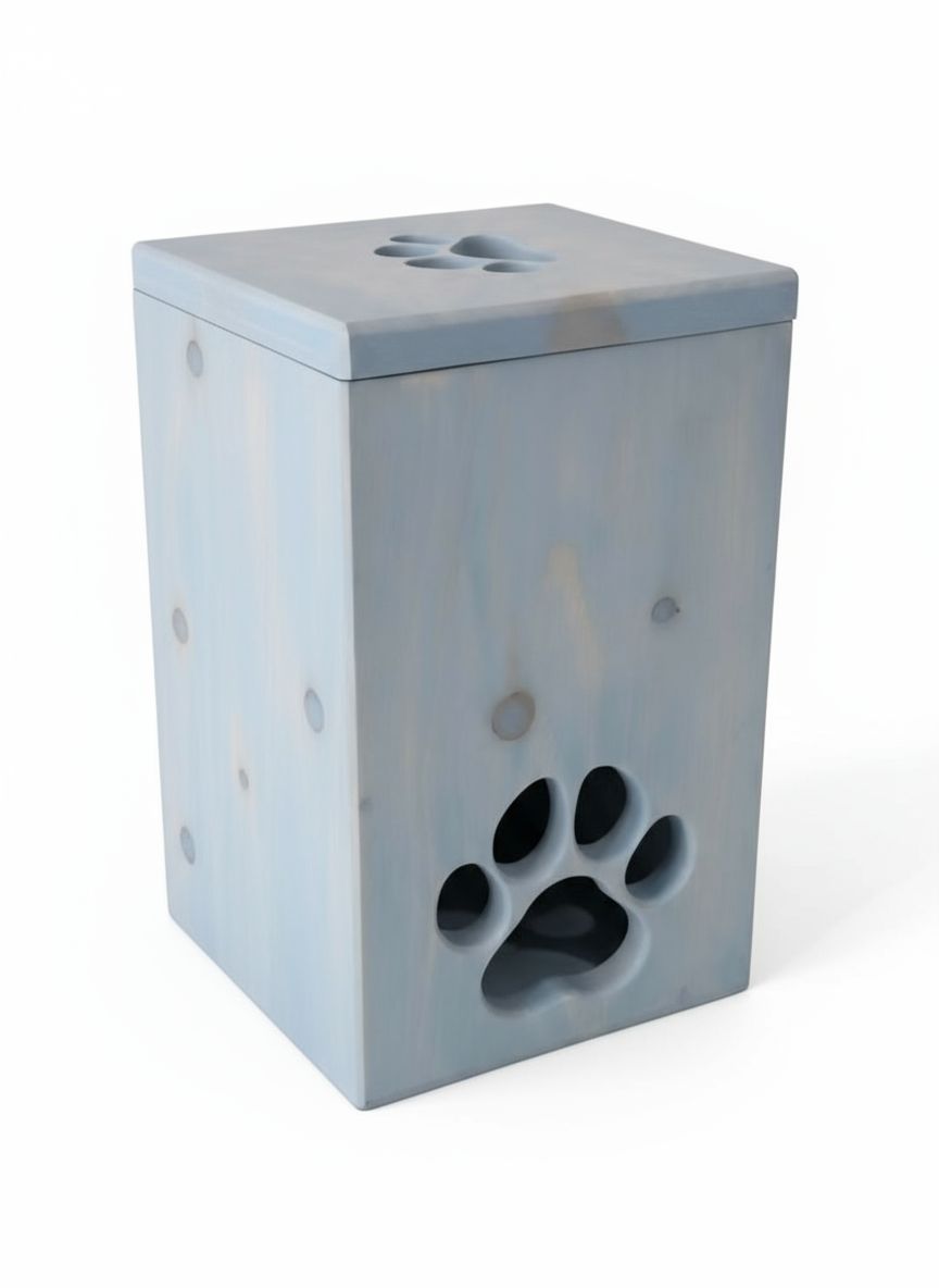Blue Cat Toy Box