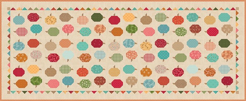 Pumpkin Spice Runner Quilt Kit