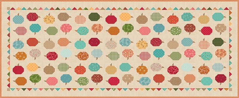 Pumpkin Spice Runner Quilt Kit