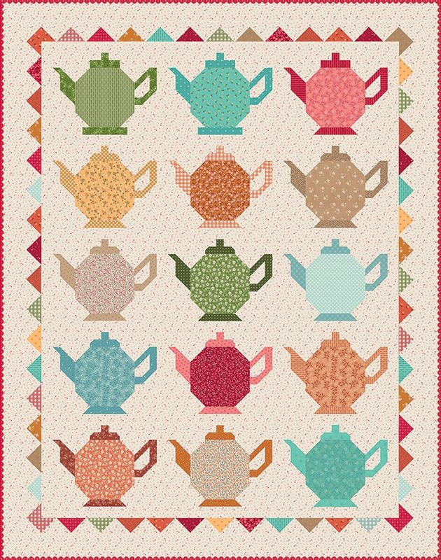 Granny&#39;s Teapot Quilt Kit