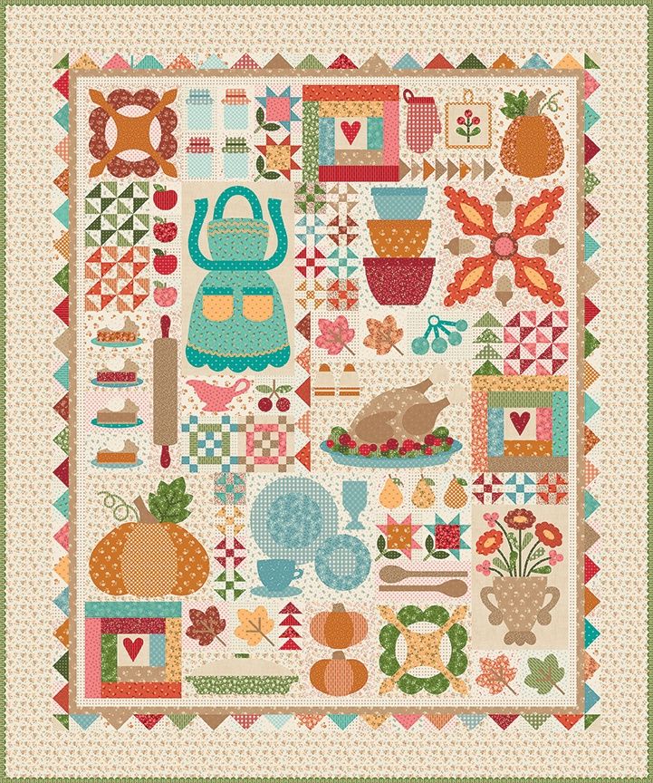 Thanksgiving at Grandma&#39;s Backgrounds and Shapes Starter Kit