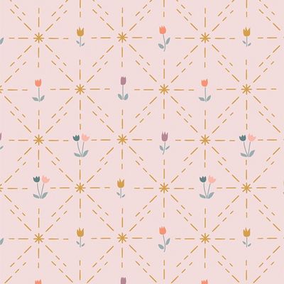 Geo Bloom Twinkle Trellis