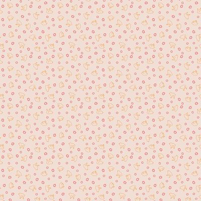 Farmers Daughter Coral Baby Chicks Background