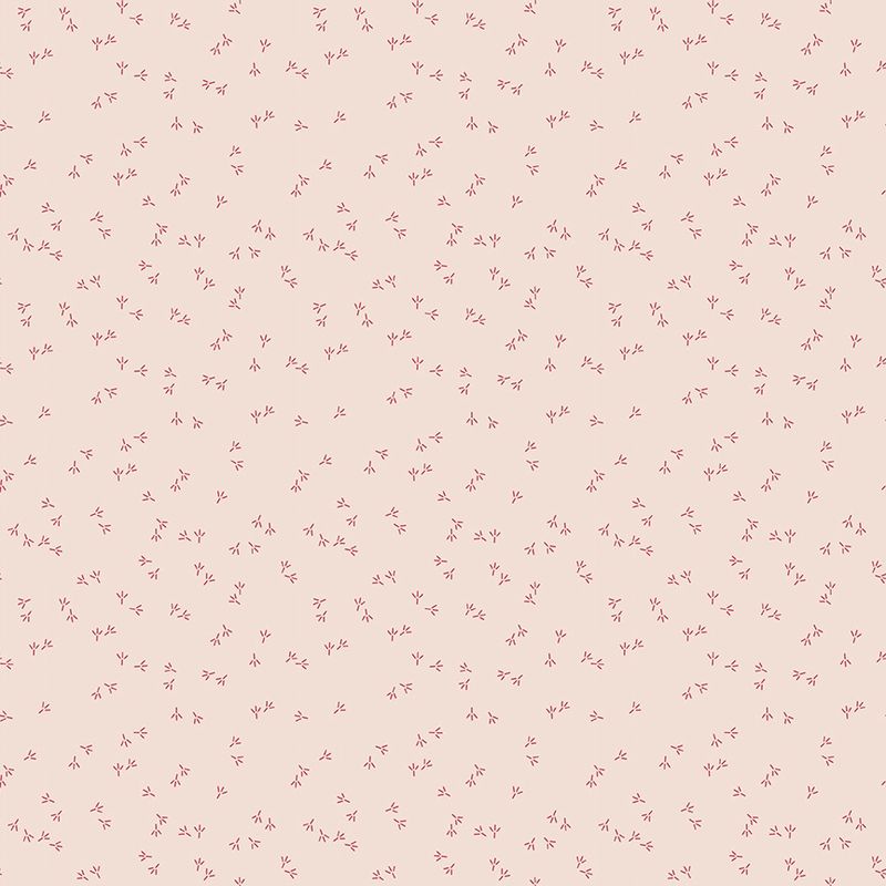 Farmers Daughter Tea Rose Chicken Tracks Background