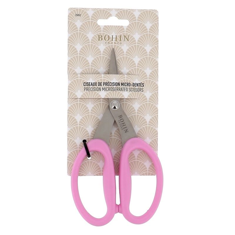 Schaar Micro Serrated 17,5 cm Pink