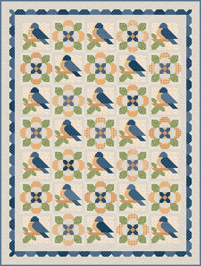 Birdsong Quilt Kit - Reservering