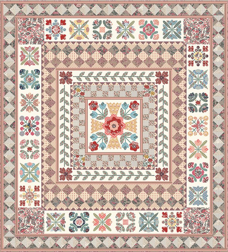 Jane Austen 250th Anniversary Quilt