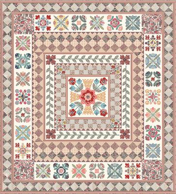 Jane Austen 250th Anniversary Quilt