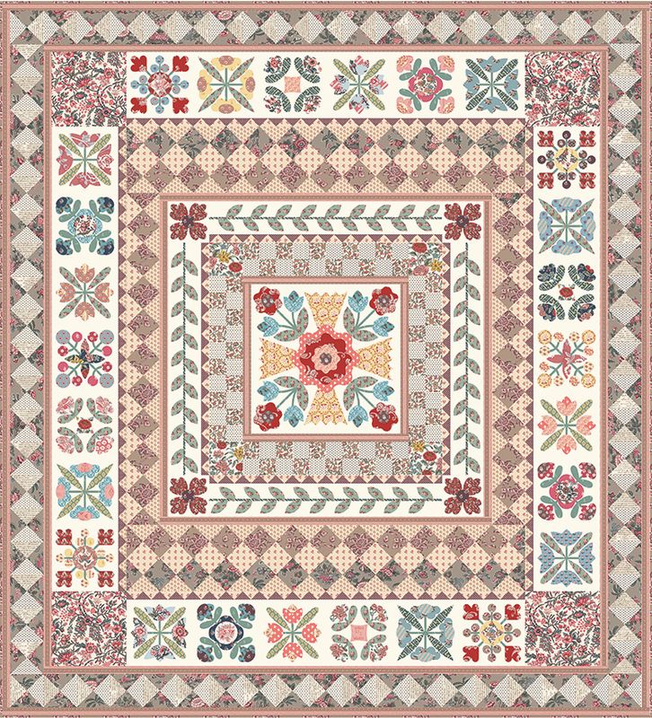 Jane Austen 250th Anniversary Quilt