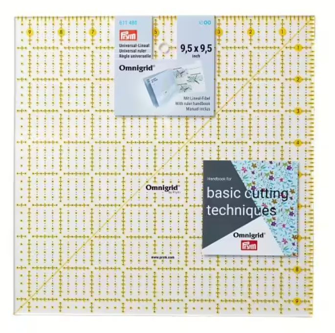 Omnigrid liniaal 9,5x9,5 inch