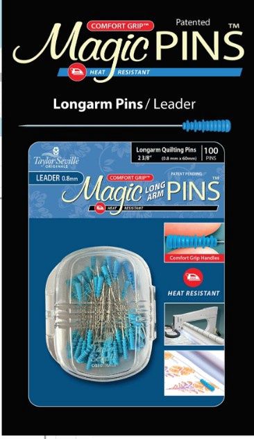 Magic Longarm Pins - 0,8 mm