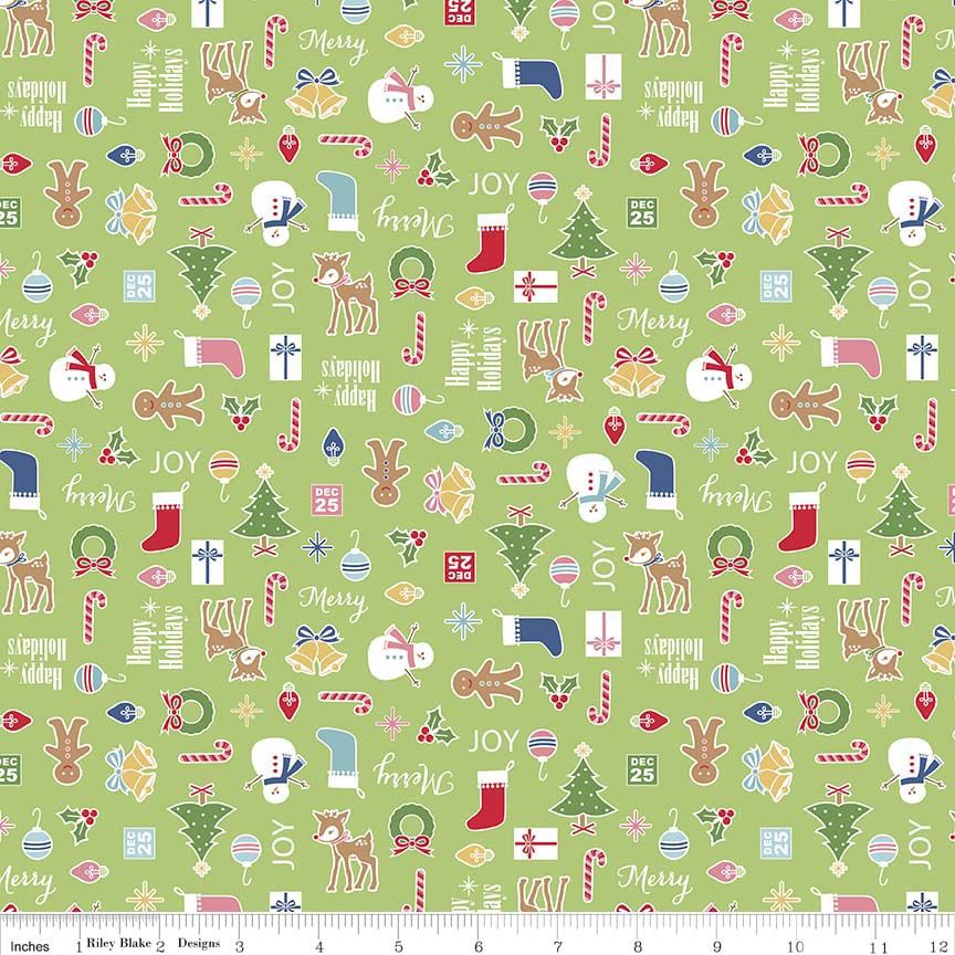 Cozy Christmas - C5360 - Green