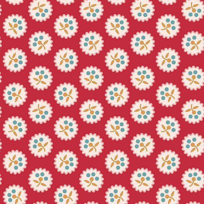 Americana - WB16103- Berry - per 10 cm