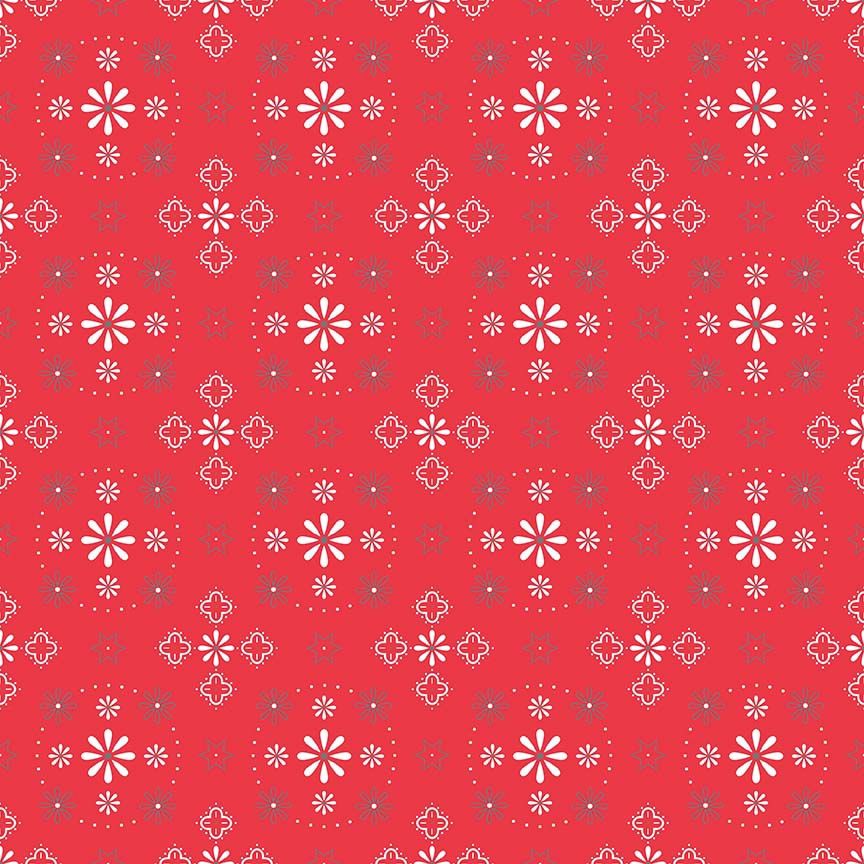 Bee Backings - WB6420 - Red - per 10 cm