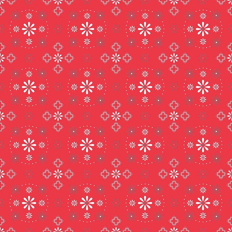 Bee Backings - WB6420 - Red - per 10 cm