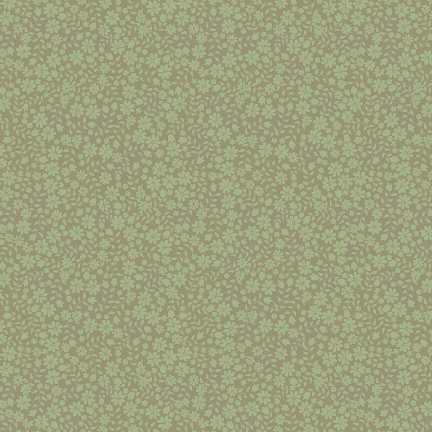 Molly &amp; May - Green Ditsy