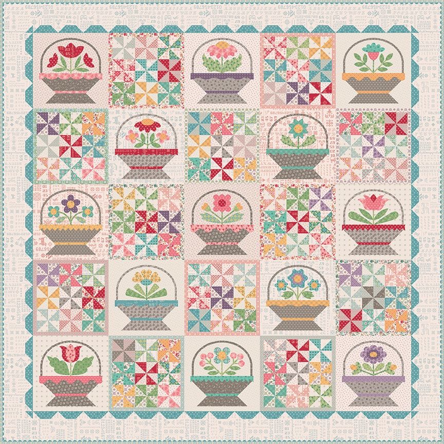 Sew Simple Shapes - Flower Basket Sampler