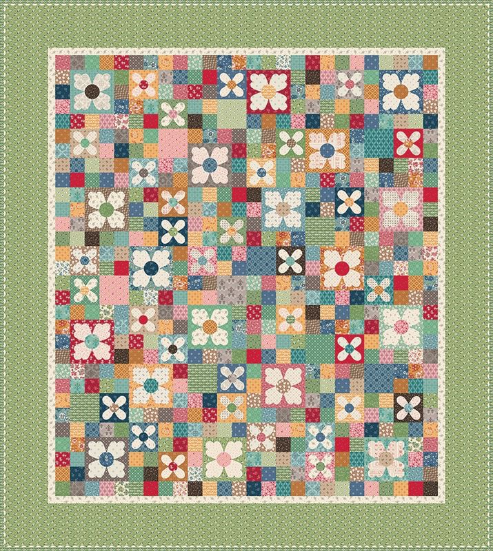 Gathering Wildflowers Quiltkit - Reservering