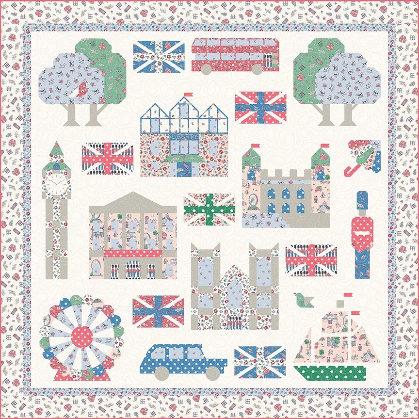 London Town Sampler - Quiltkit - Reservering