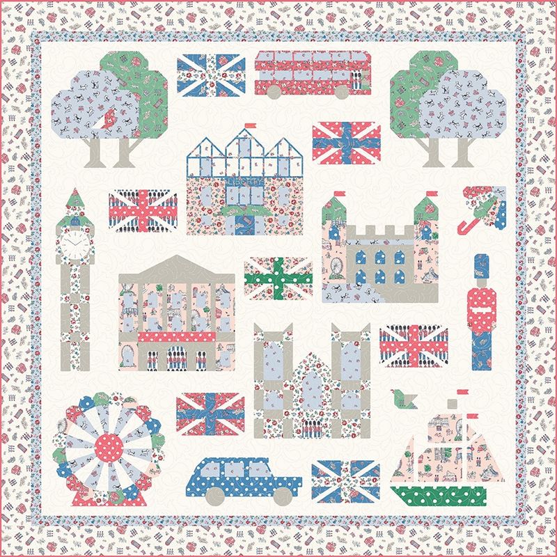 London Town Sampler - Quiltkit - Reservering