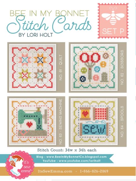 Stitch Cards - Set P