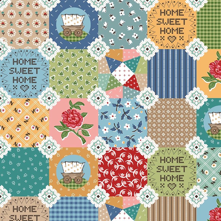 Coupon - Prairie Home - Dubbelbreed - 40 cm
