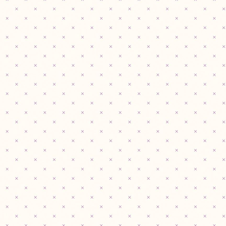 Coupon - Bee Cross Stitch Plum - 50 cm