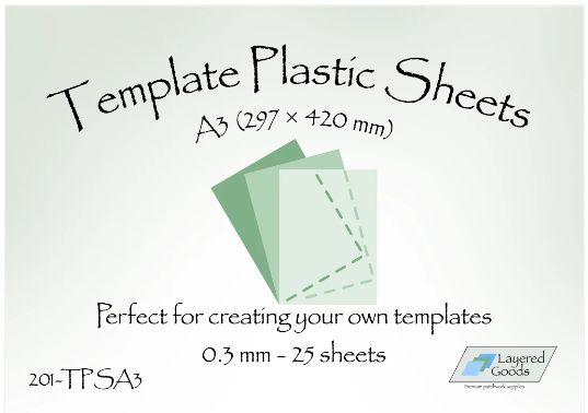 Template Plastic - A3 (29.7 x 42cm)