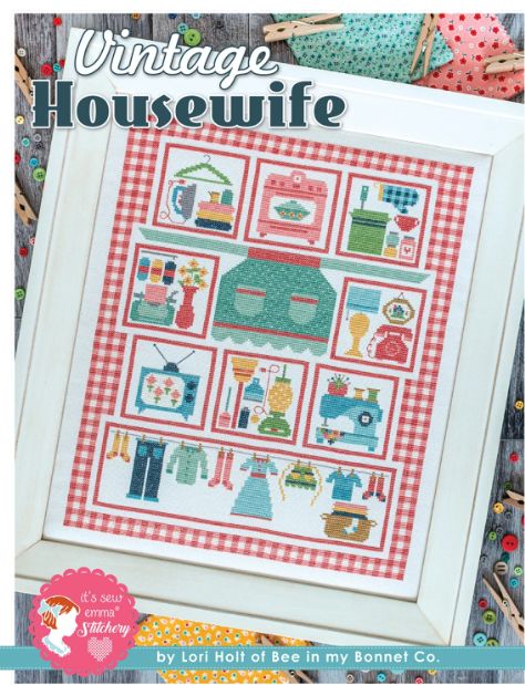 Borduurpatroon - Vintage Housewife