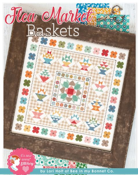 Borduurpatroon - Flea Market Baskets