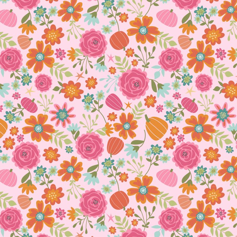 Pretty Pumpkins - Pink