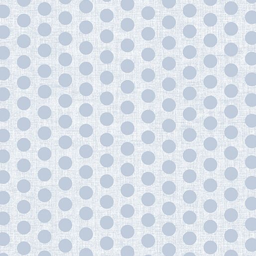 Linnen Dot - Blue - Dubbelbreed - per 10 cm