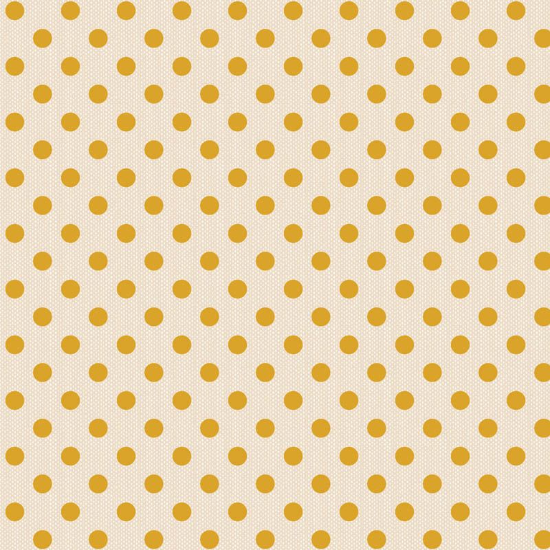 Creating Memories - Woven Polkadot - Yellow