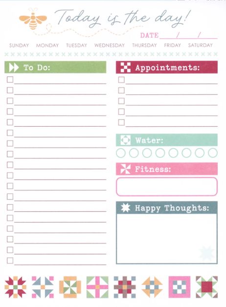 Today is the Day  Notepad