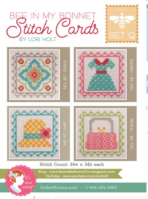 Stitch Cards Set Q
