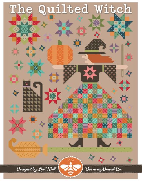 Borduurpatrron - the Quilted Witch