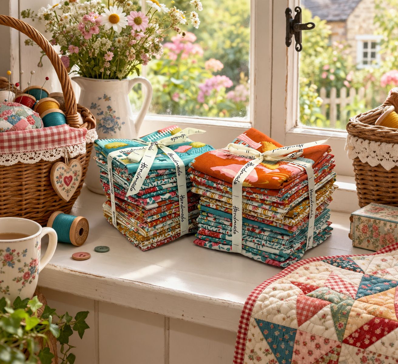Village Life - Fat Eight Bundel - Warme kleuren
