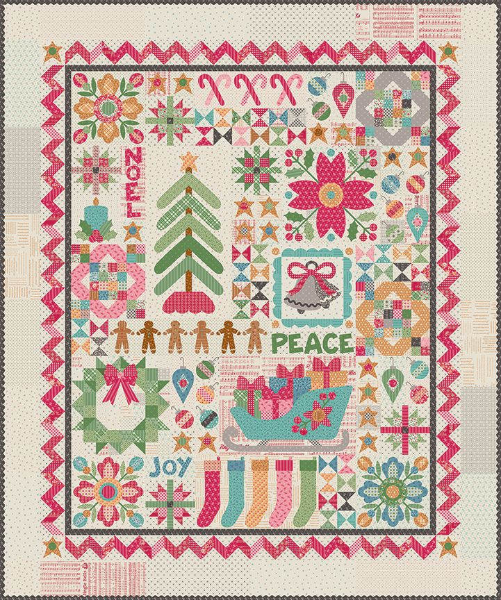 Reservering - Home for Christmas Quiltkit