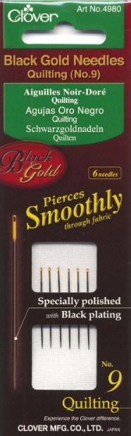 Black Gold Needles - Quilting No 9